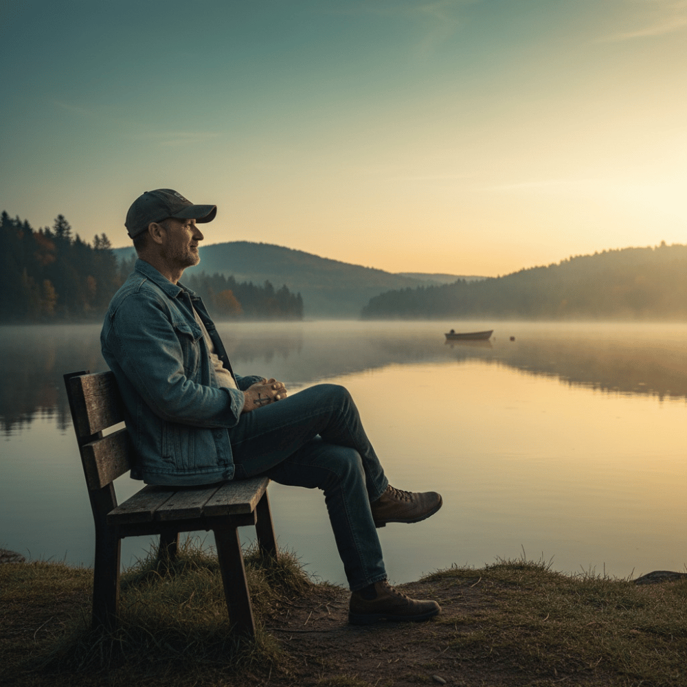 Veteran or first responder finding peace and healing from PTSD through ketamine therapy